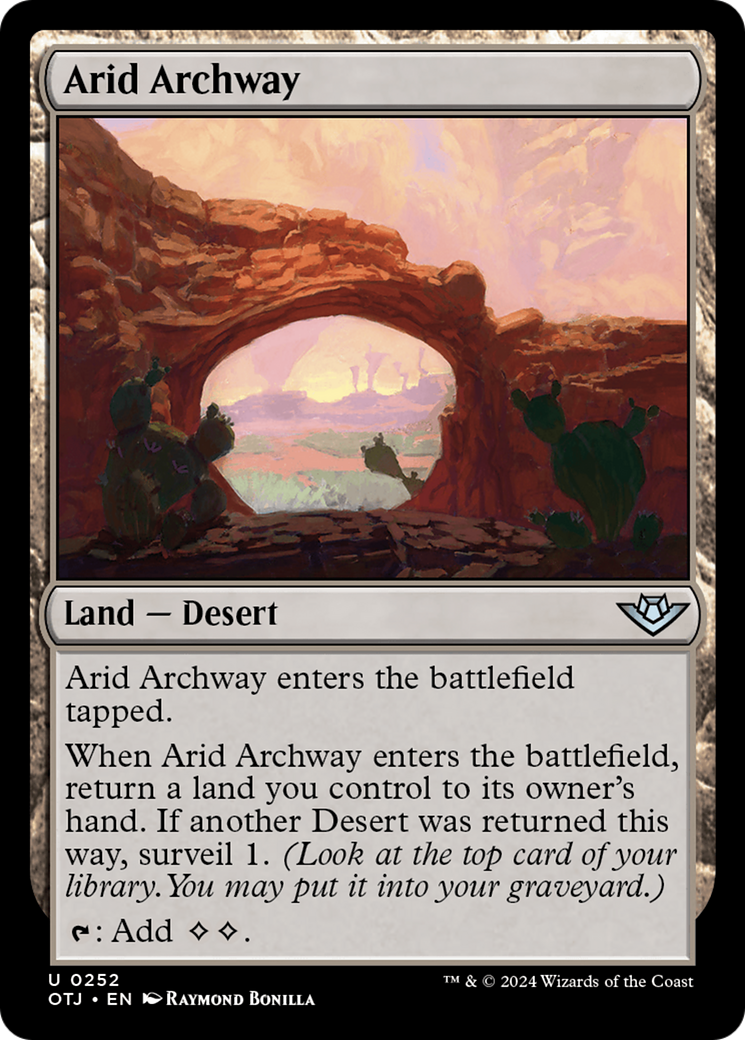 Arid Archway (OTJ-252) (Foil)