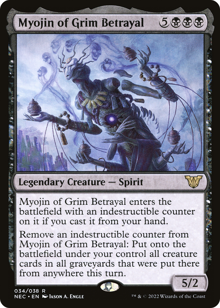 Myojin of Grim Betrayal (NEC-034) (Foil)