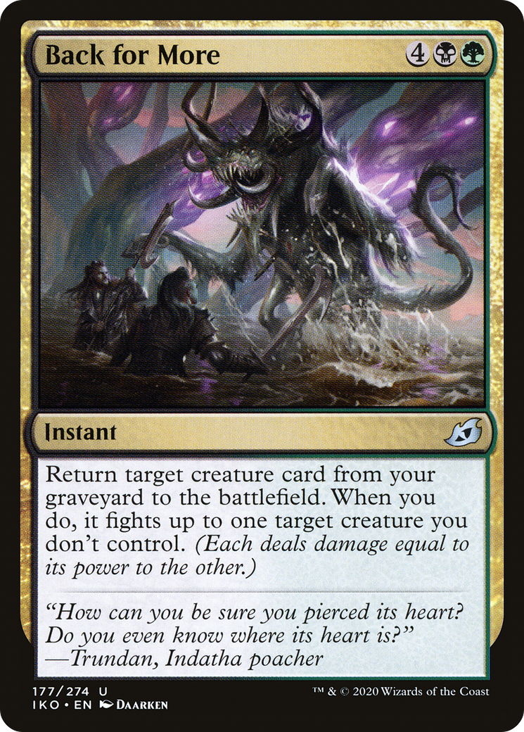 Back for More (IKO-177) (Foil)