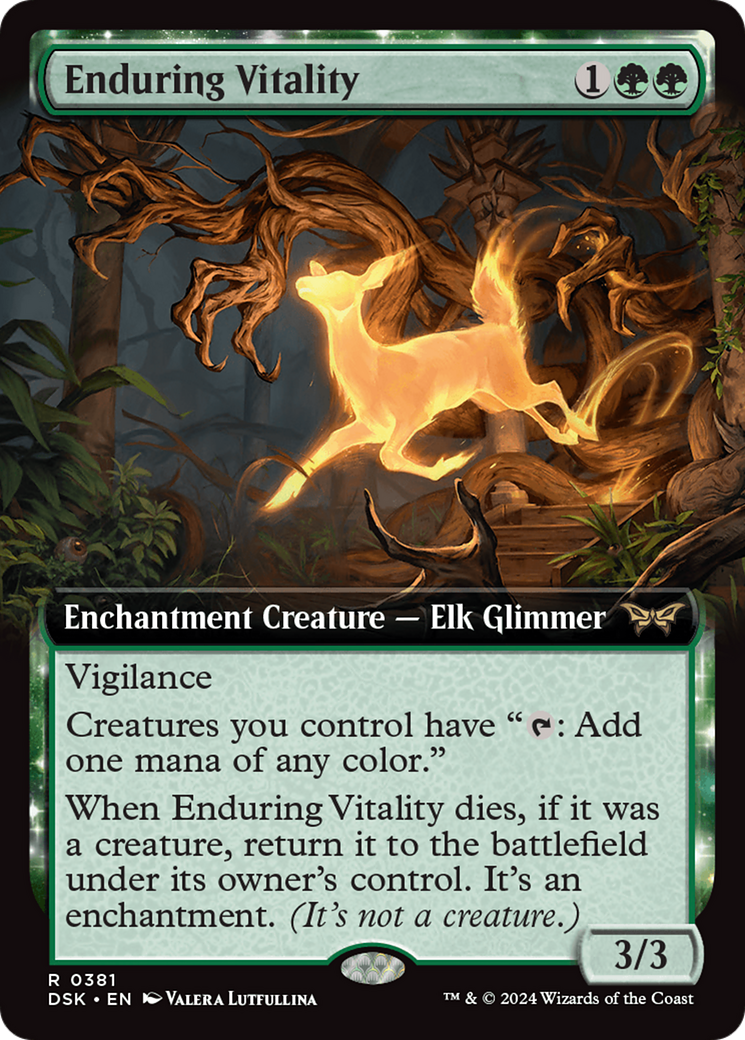 Enduring Vitality (DSK-381) (Extended Art) (Foil)