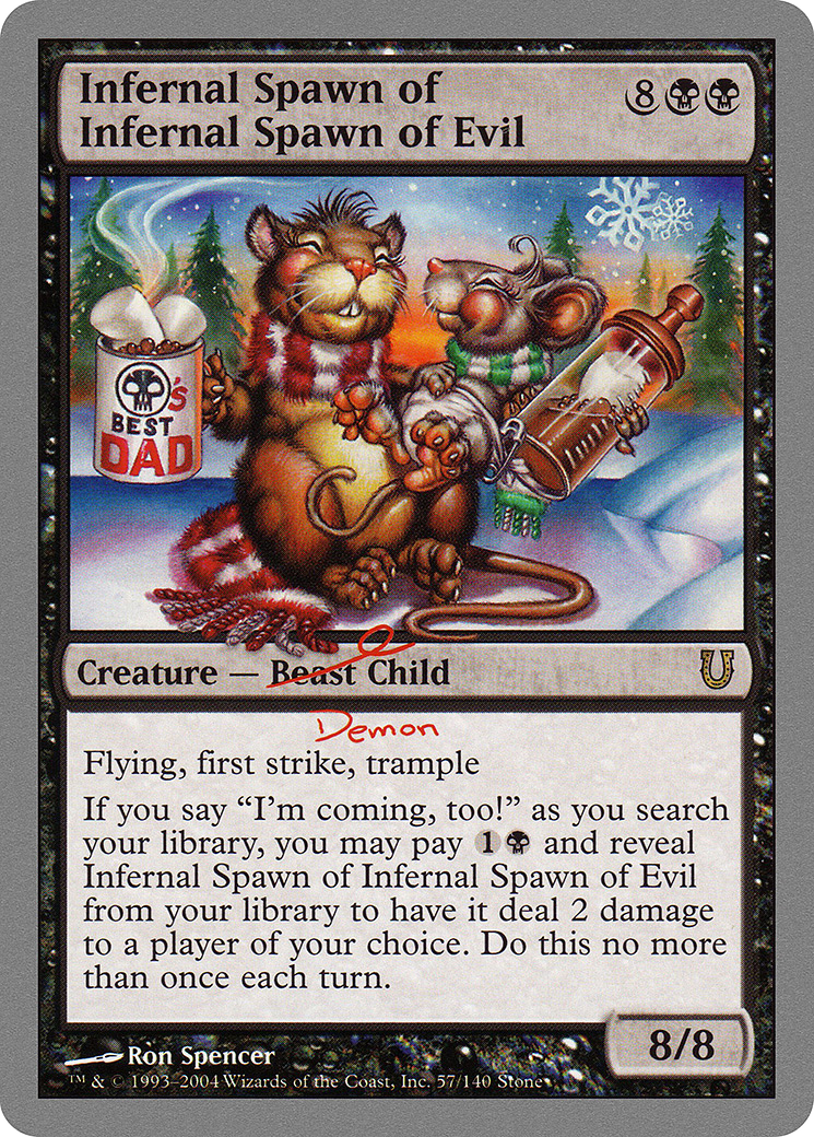 Infernal Spawn of Infernal Spawn of Evil (UNH-057) (Foil)