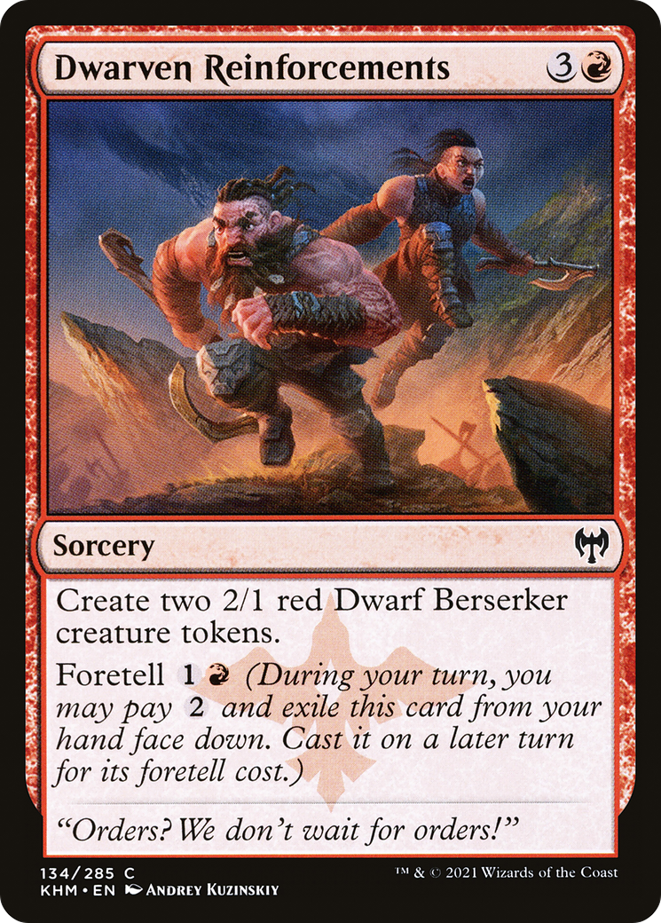 Dwarven Reinforcements (KHM-134) (Foil)