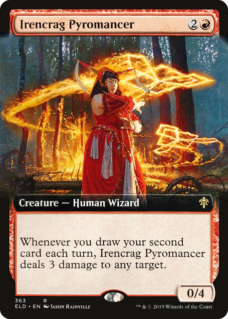 Irencrag Pyromancer (ELD-363) (Extended Art) (Foil)
