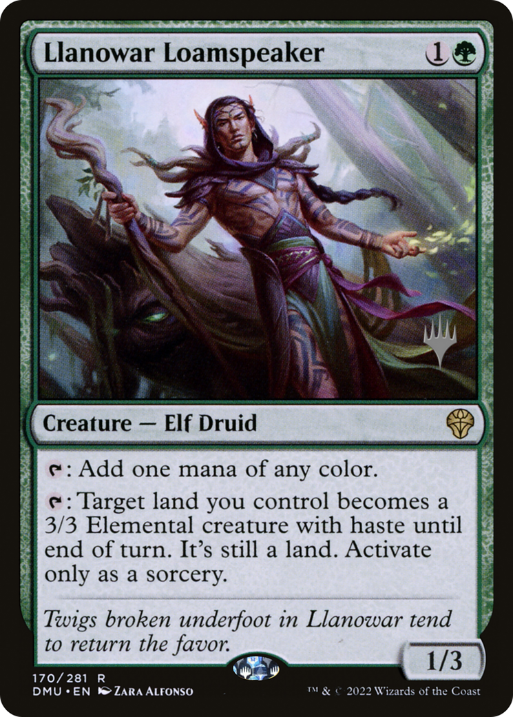 Llanowar Loamspeaker (PPDMU-170P) (Foil)