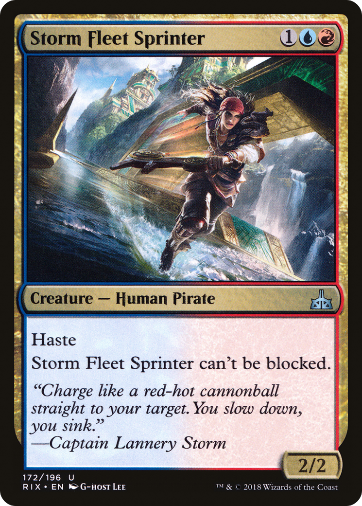 Storm Fleet Sprinter (RIX-172) (Foil)