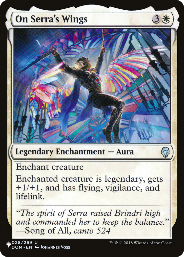 On Serra's Wings (LIST-DOM-28)