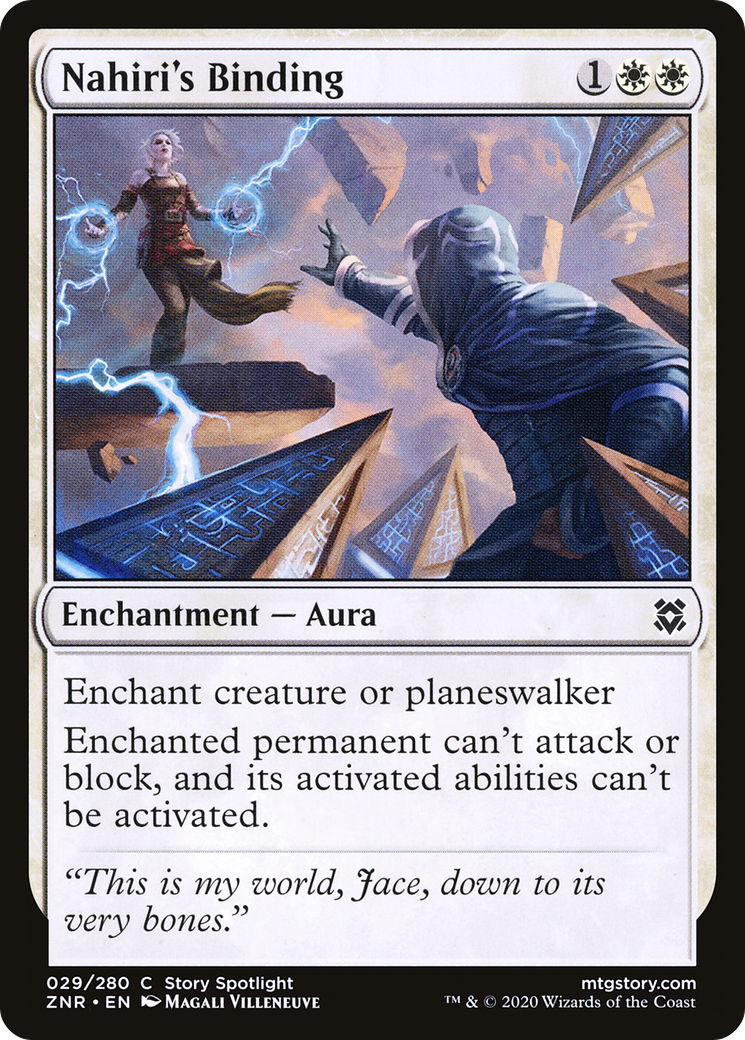 Nahiri's Binding (ZNR-029) (Foil)