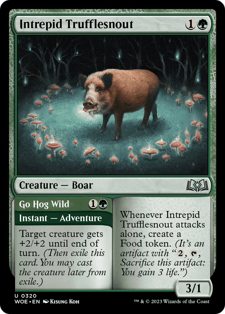 Intrepid Trufflesnout // Go Hog Wild (WOE-320) (Foil)