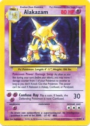 Alakazam (BS-001) (Holofoil)