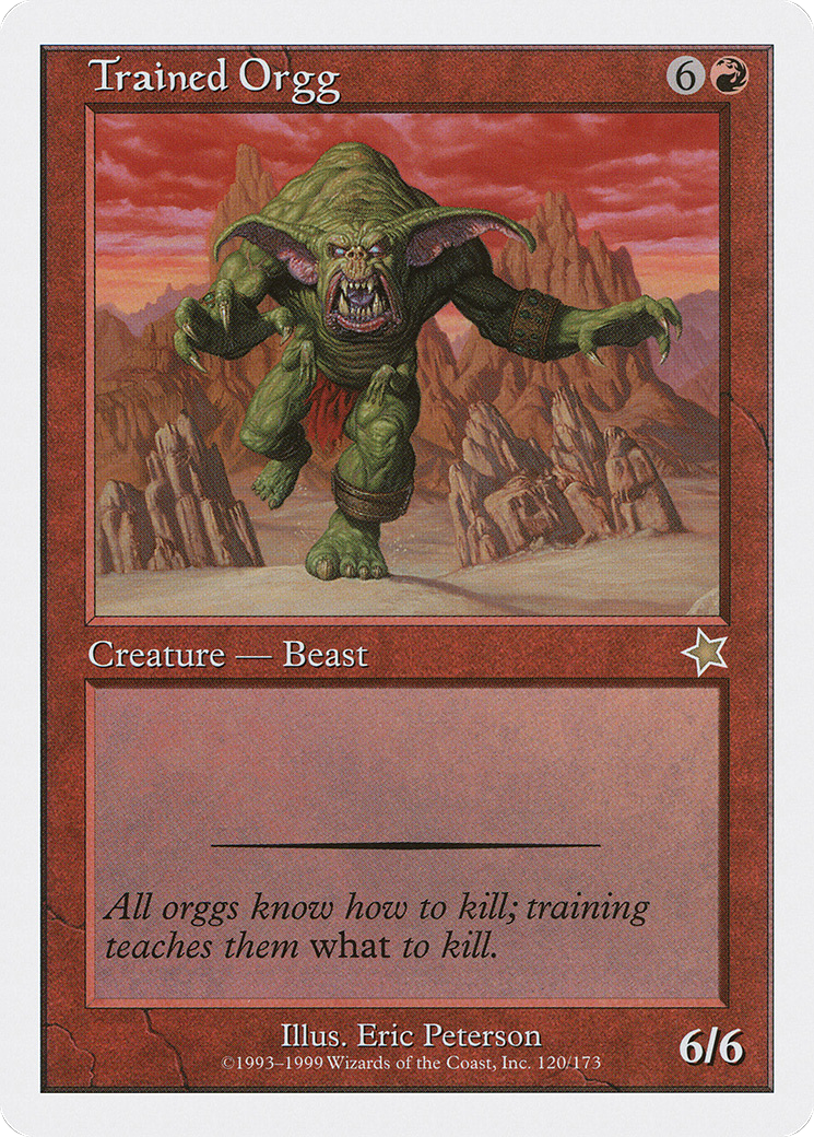 Trained Orgg (S99-120)