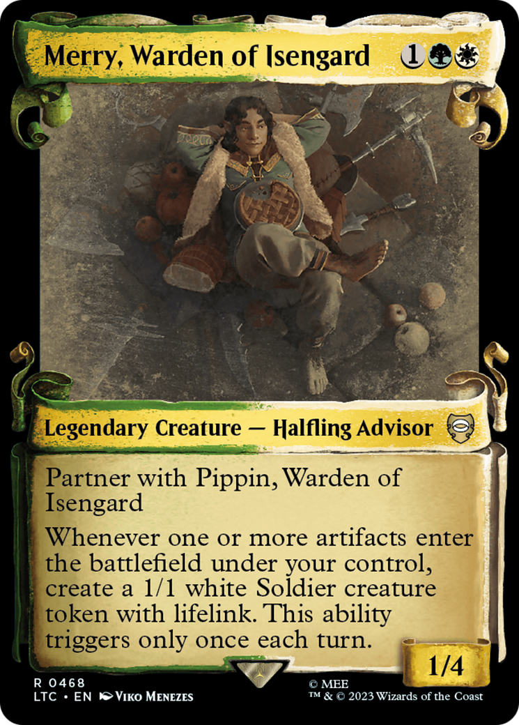 Merry, Warden of Isengard (LTC-468) (Showcase) (Scroll) (Foil)