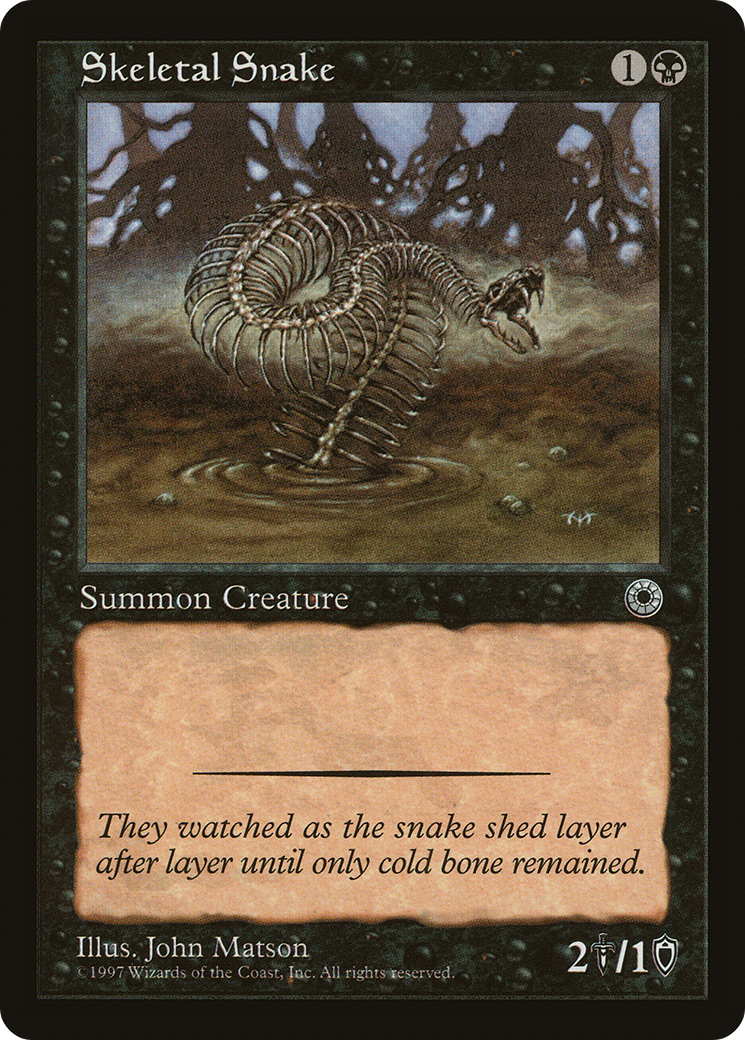 Skeletal Snake (POR-111)