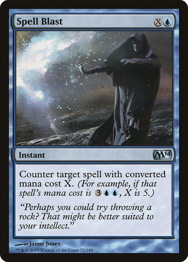 Spell Blast (M14-072) (Foil)