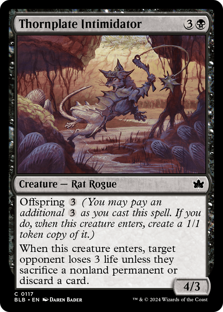 Thornplate Intimidator (BLB-117)