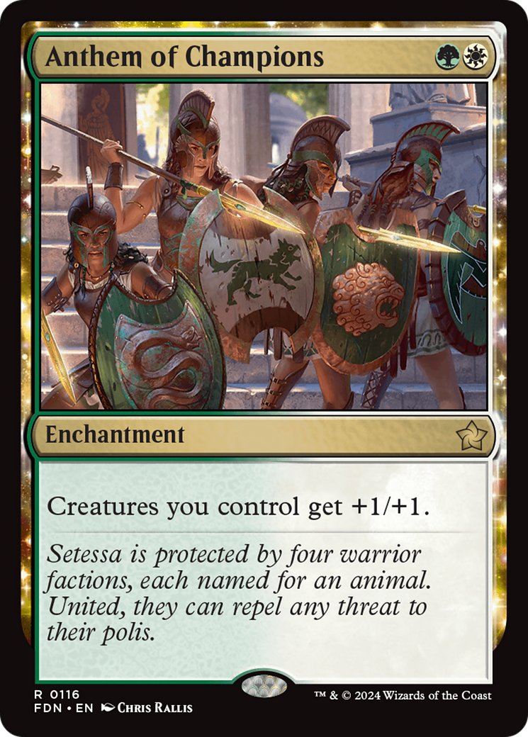 Anthem of Champions (FDN-116) (Foil)