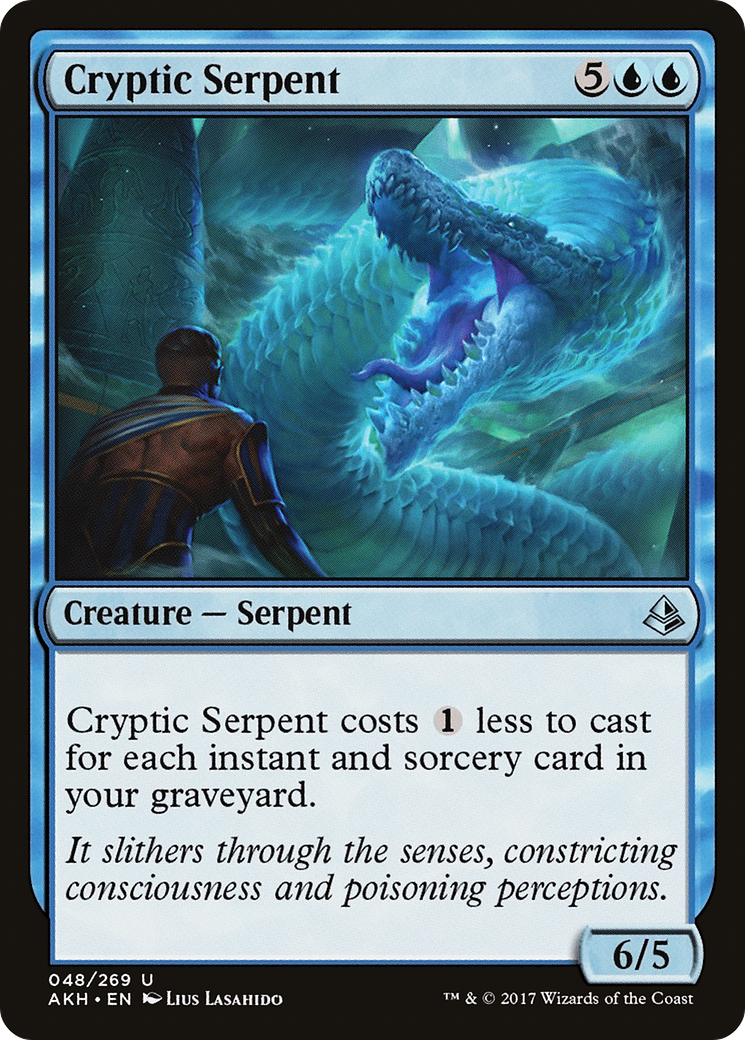 Cryptic Serpent (AKH-048) (Foil)