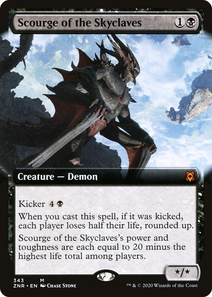 Scourge of the Skyclaves (ZNR-343) (Extended Art)