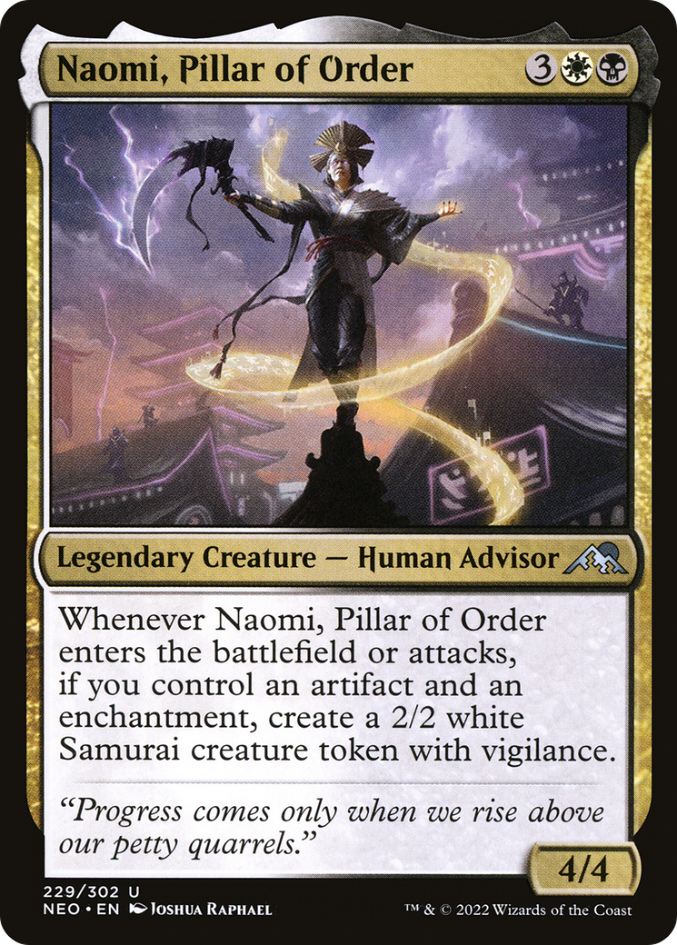 Naomi, Pillar of Order (NEO-229) (Foil)