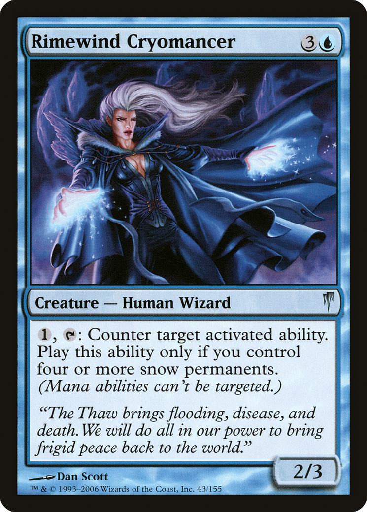 Rimewind Cryomancer (CSP-043) (Foil)