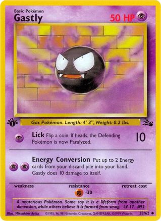 Gastly (FO-033) (1st Edition)