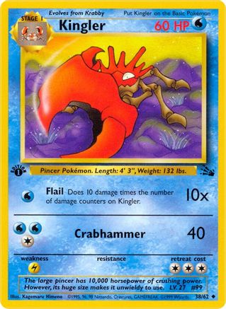 Kingler (FO-038) (1st Edition)