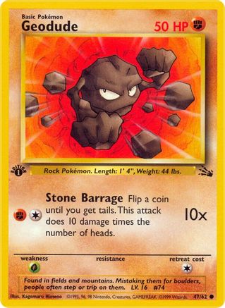 Geodude (FO-047) (1st Edition)