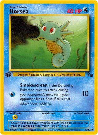 Horsea (FO-049) (1st Edition)