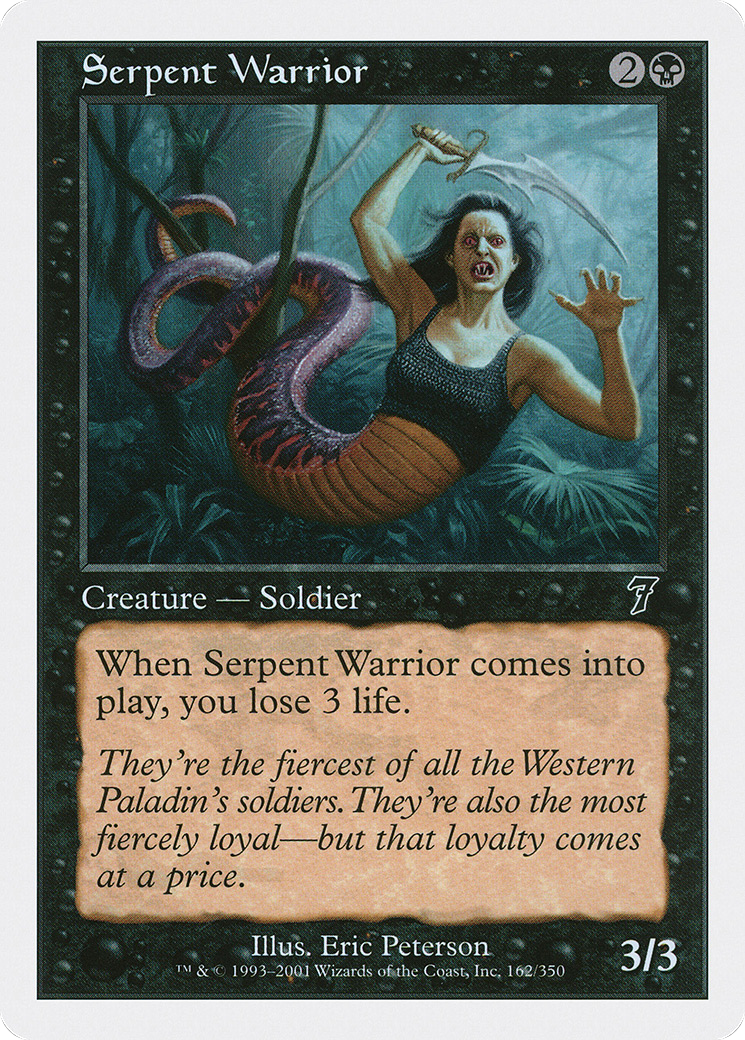 Serpent Warrior (7ED-162)