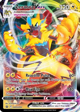 Zeraora VMAX (SSP-SWSH264) (Holofoil)