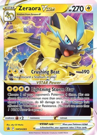 Zeraora VSTAR (SSP-SWSH265) (Holofoil)