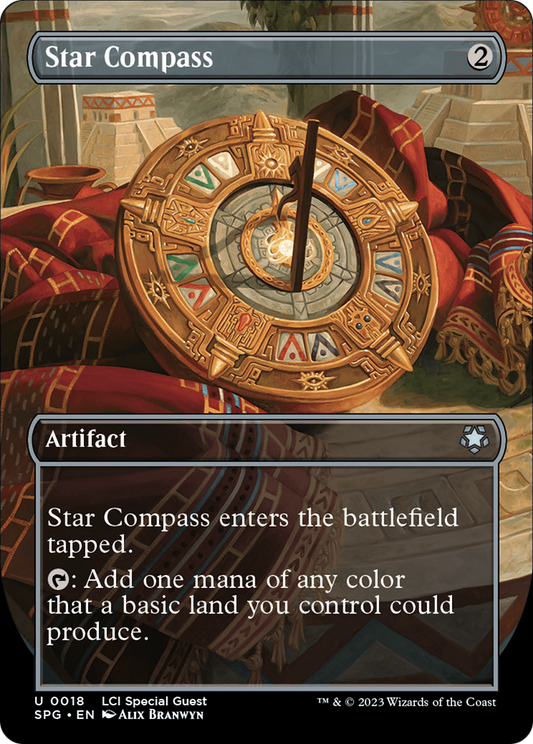 Star Compass (SPG-018) (Borderless) (Foil)