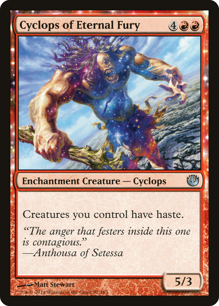 Cyclops of Eternal Fury (JOU-092) (Foil)