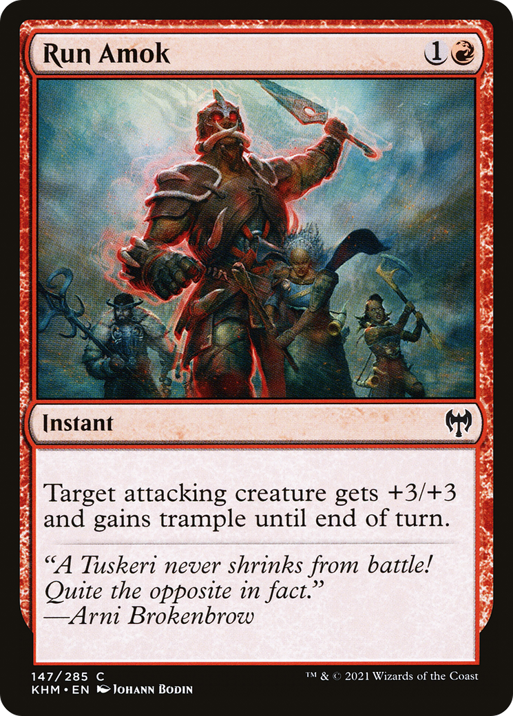 Run Amok (KHM-147) (Foil)
