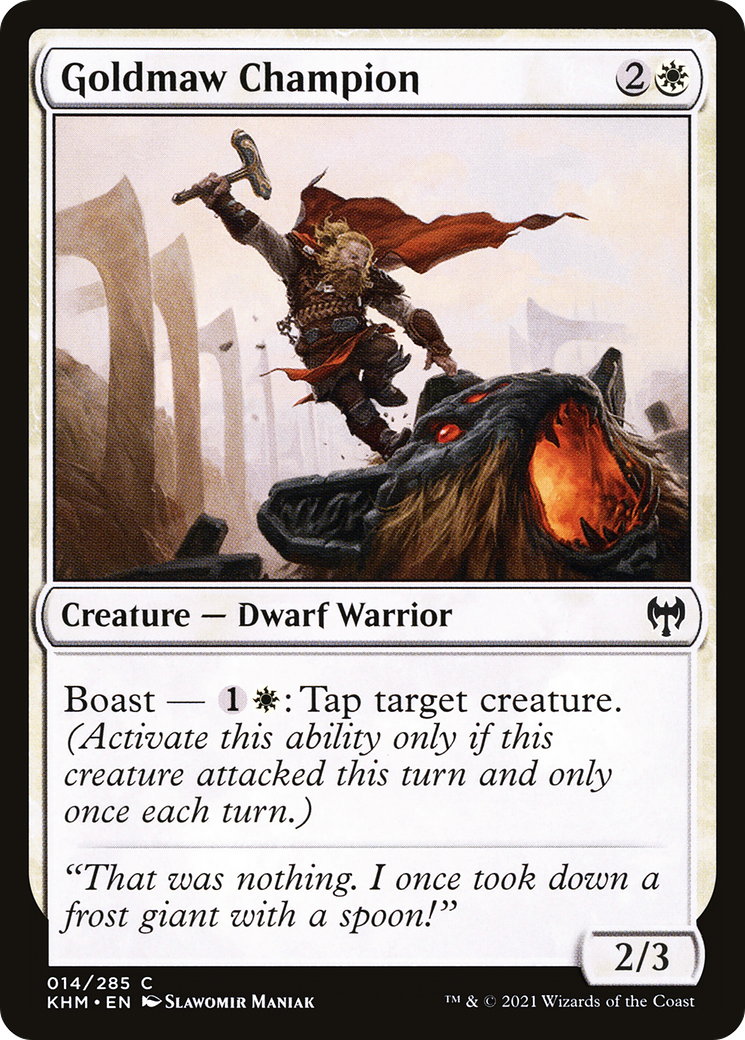 Goldmaw Champion (KHM-014) (Foil)