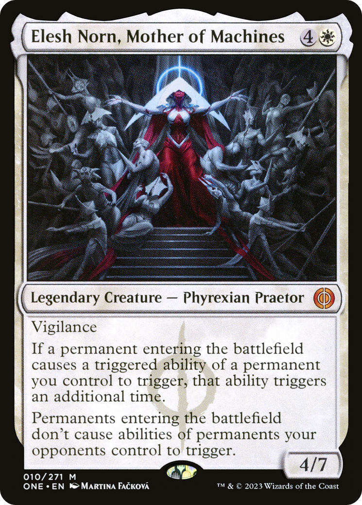 Elesh Norn, Mother of Machines (ONE-010) (Foil)