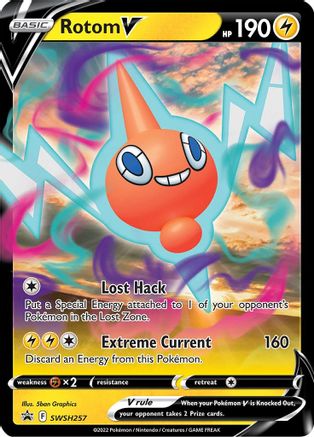 Rotom V (SSP-SWSH257) (Holofoil)