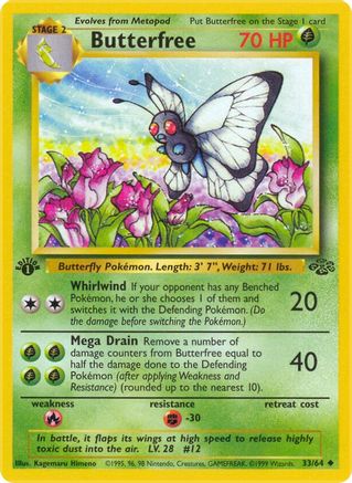 Butterfree (JU-033) (Unlimited)