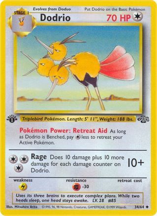 Dodrio (JU-034) (1st Edition)