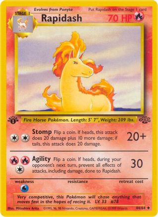Rapidash (JU-044) (1st Edition)