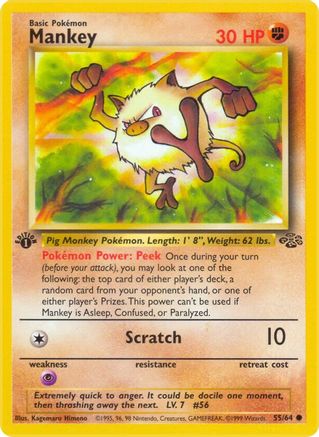 Mankey (JU-055) (1st Edition)