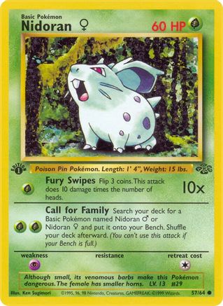 Nidoran F (JU-057) (1st Edition)