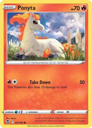 Ponyta (SIT-021) (Reverse Holofoil)