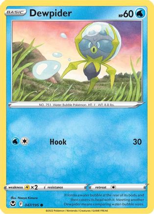 Dewpider (SIT-047) (Reverse Holofoil)