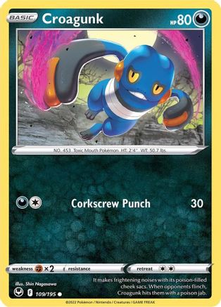 Croagunk (SIT-109) (Reverse Holofoil)