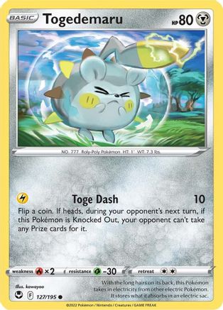 Togedemaru (SIT-127) (Reverse Holofoil)