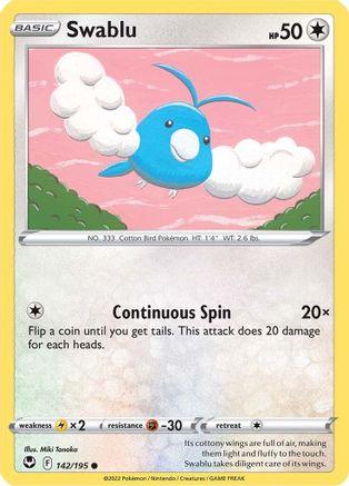 Swablu (SIT-142) (Reverse Holofoil)