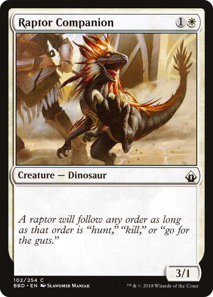 Raptor Companion (BBD-102) (Foil)
