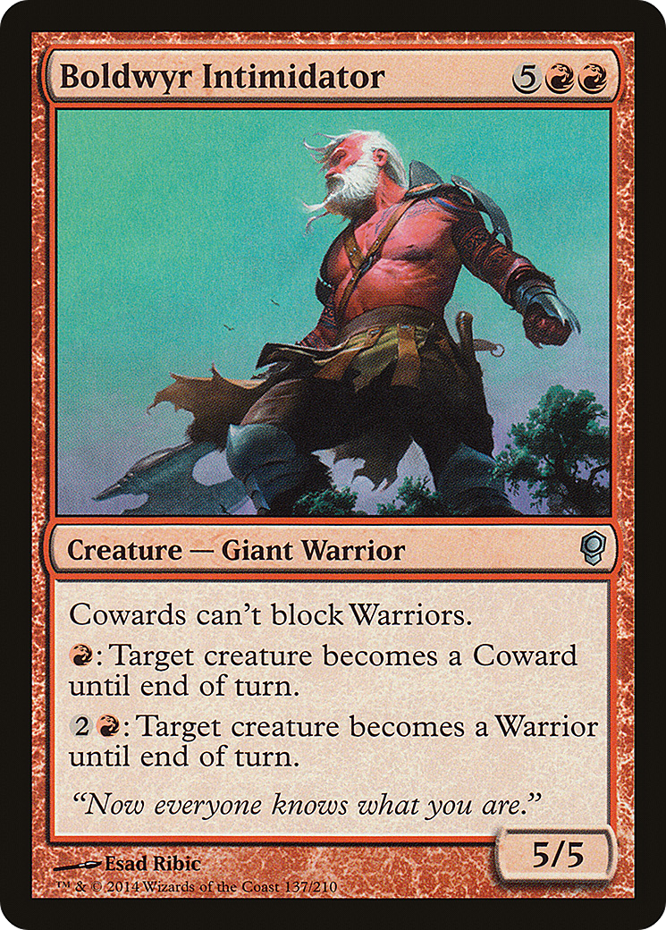 Boldwyr Intimidator (CNS-137) (Foil)