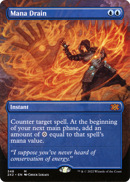 Mana Drain (2X2-348) (Borderless) (Foil)