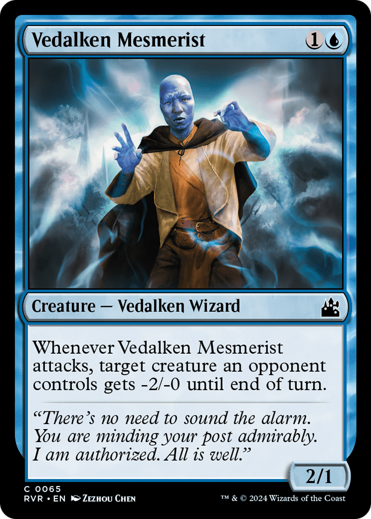 Vedalken Mesmerist (RVR-065) (Foil)